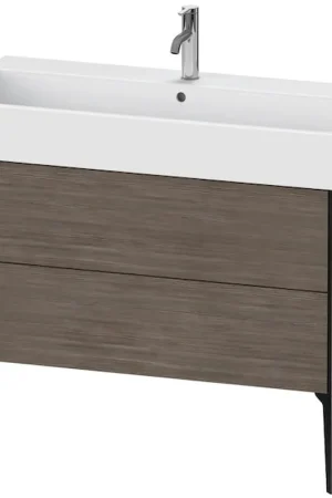 Best Choice Duravit Xviu 39" x 19" x 18" Two Drawer Floorstanding Vanity Unit, Pine Terra (XV45370B251)
