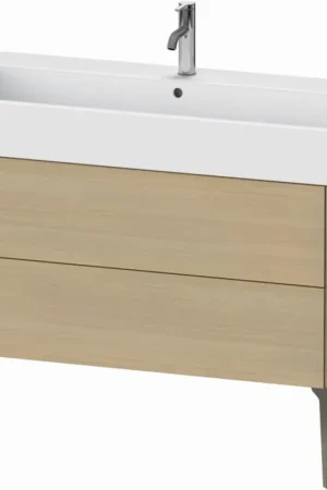 Deal Duravit Xviu 39" x 19" x 18" Two Drawer Floorstanding Vanity Unit, Mediterreanean Oak Real Wood Veneer (XV45370B171)