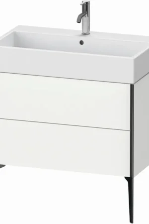 Deal Duravit Xviu 31" x 19" x 18" Two Drawer Floorstanding Vanity Unit, White Matt (XV45360B218)