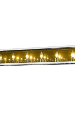 Z-Lite Infinity 36" 6-Light Chrome Vanity Light With Smoke Mirror Glass Shade Shop Now