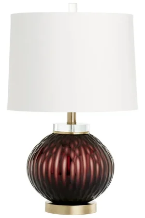 Worldwide Shipping Denley Table Lamp - Purple