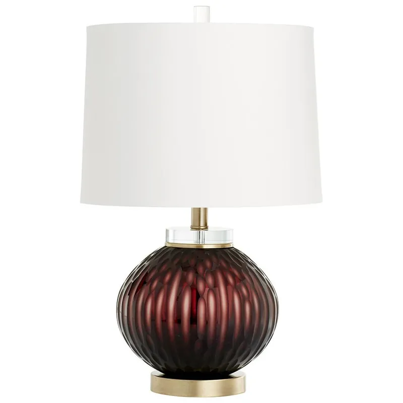Worldwide Shipping Denley Table Lamp - Purple