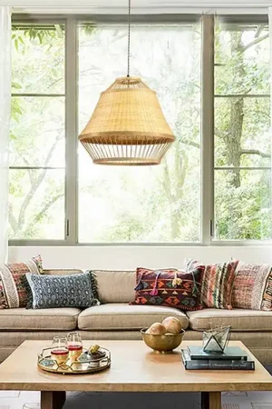 Ele Modern Rattan Pendant Light By ELE Light & Decor Instant Buy