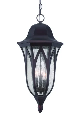 XL Matte Black Geometric Glass Hanging Light By Homeroots Special Offer