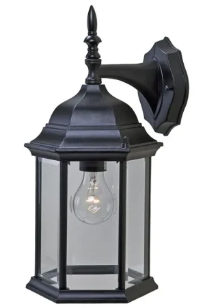 XL White Clear Glass Swing Arm Wall Light By Homeroots - 398581 Today Only
