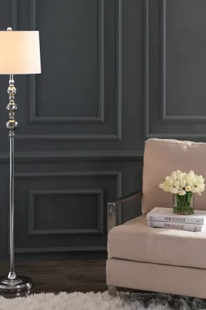 Worldwide Shipping Safavieh Addie Floor Lamp - Chrome