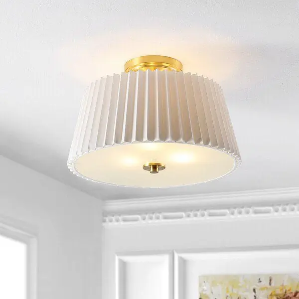Today Only Safavieh Larlon Flush Mount - Brass Gold