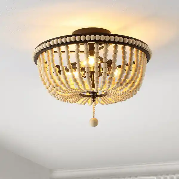 Safavieh Cascina Flush Mount - Oil Rub Bronze Final Sale