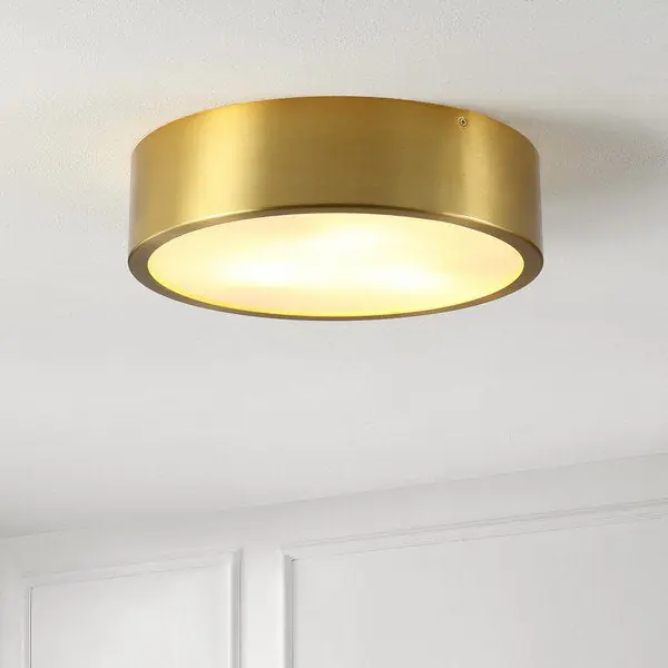 Safavieh Reda Flush Mount - Brass Hassle-Free Returns
