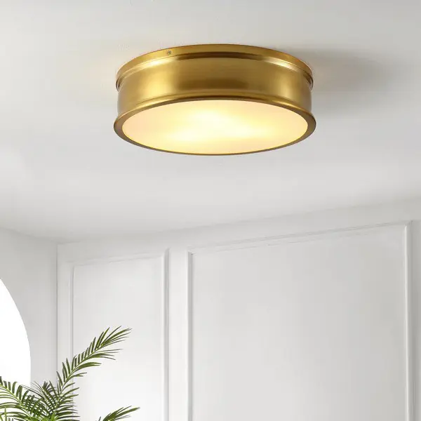 Original Safavieh Adria Flush Mount - Brass Gold