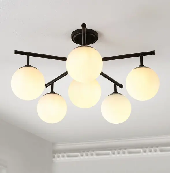 Hot Picks Safavieh Briette Flush Mount - Black