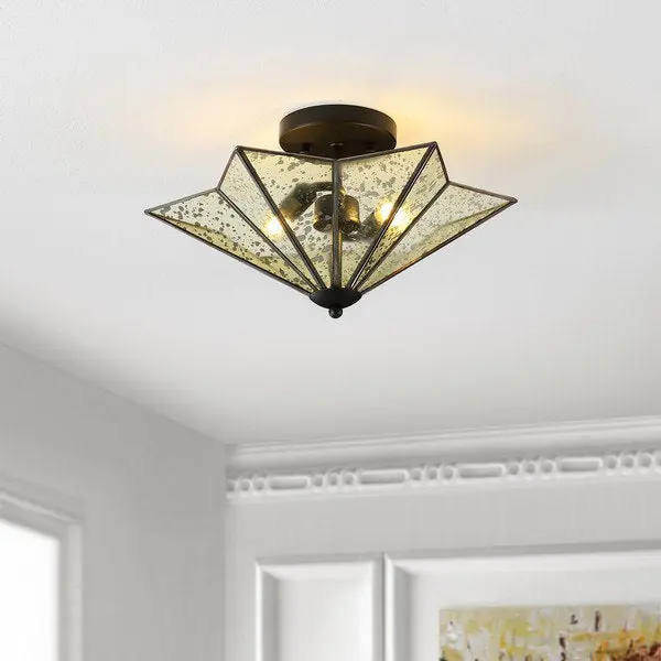 Brand New Safavieh Haruna Flush Mount - Black