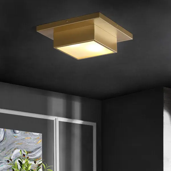 Buy Today Safavieh Kylin Flush Mount - Brass