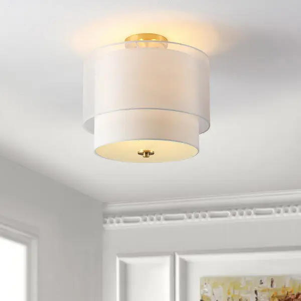 Safavieh Namida Flush Mount - Gold Base Next Day Delivery