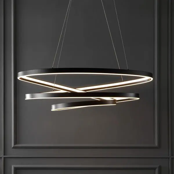 Safavieh Brianne Infinity Chandelier - Black Final Sale