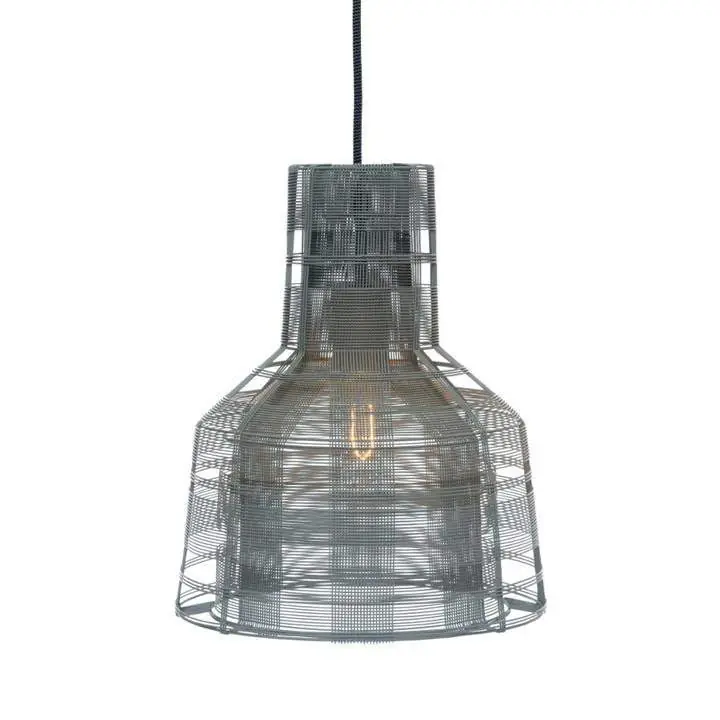 Oggetti Section Pendant, Lt Gray Crafted