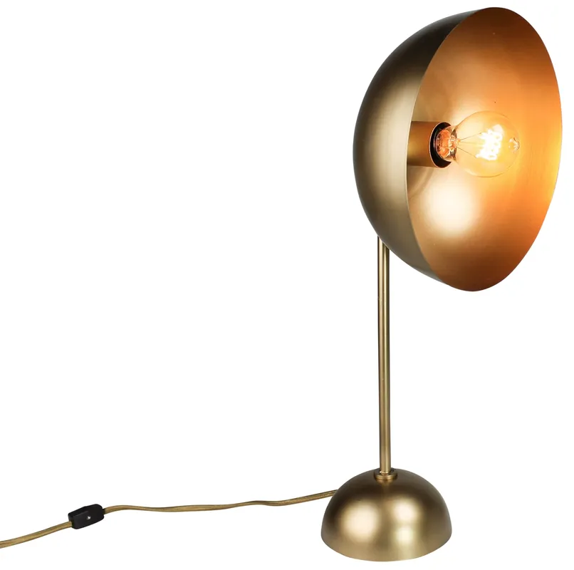 Rhea Table Lamp, Brass By HomArt Popular