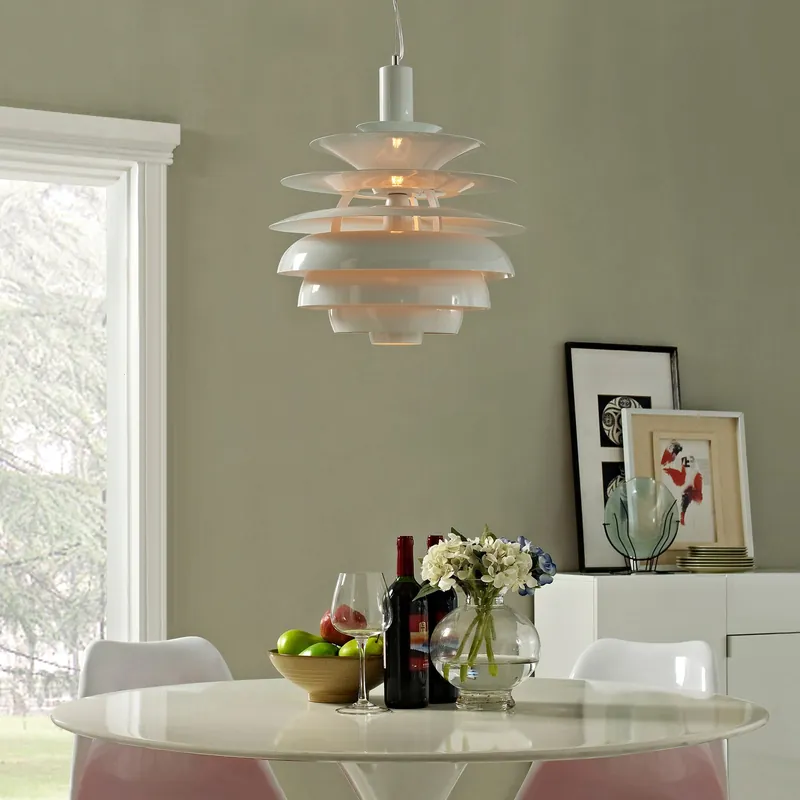 Genuine Rebound 17" Stainless Steel Chandelier By Modway - EEI-1554