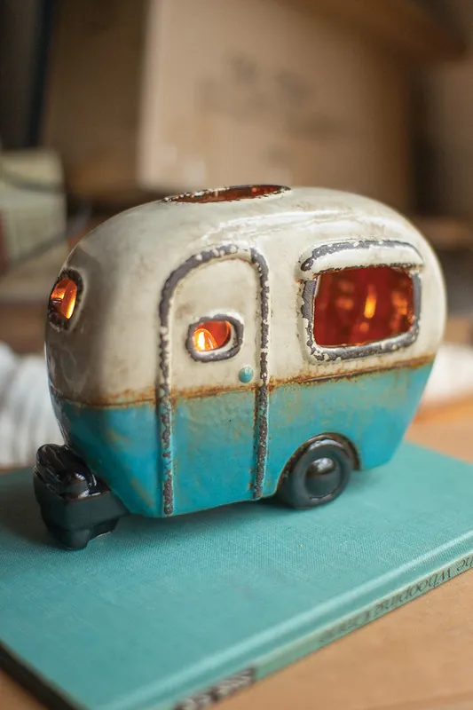 Latest Ceramic Camper Lamp (Min 2) By Kalalou