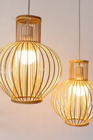 Yai Mai - Rattan And Bamboo Pendant Light Shade By Thaihome Grab Now