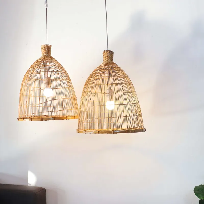 Trusted Brand Darin - Bamboo Pendant Light (48-54Cm) By Thaihome