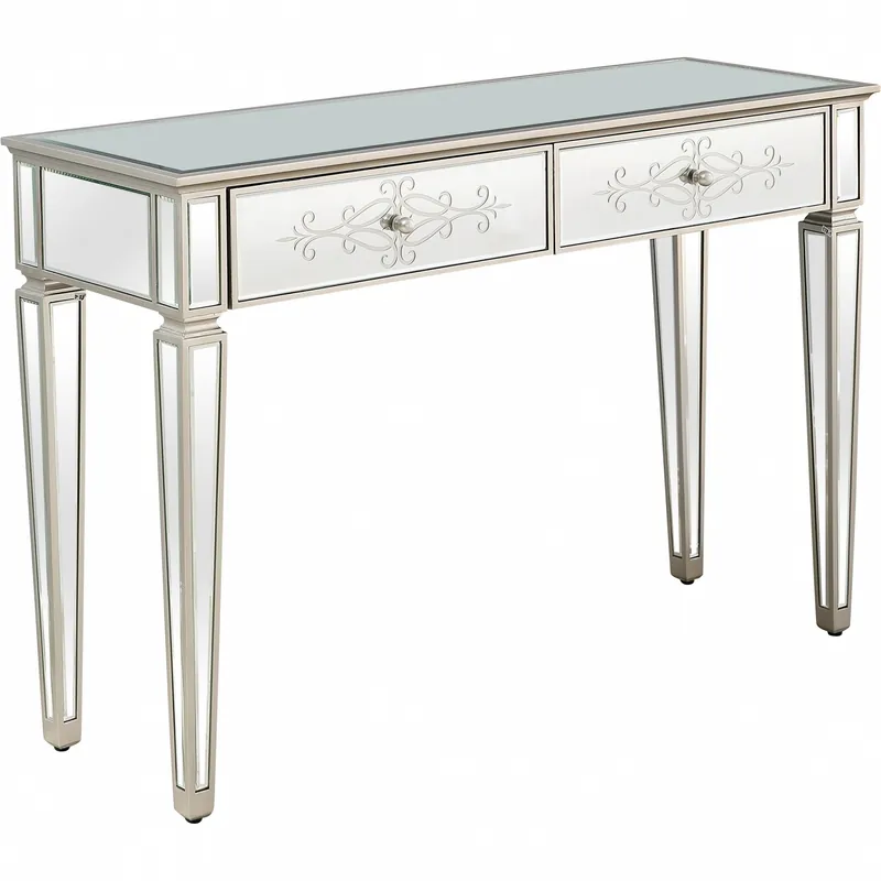 Antiqued Etch Console Table By Homeroots Super Sale