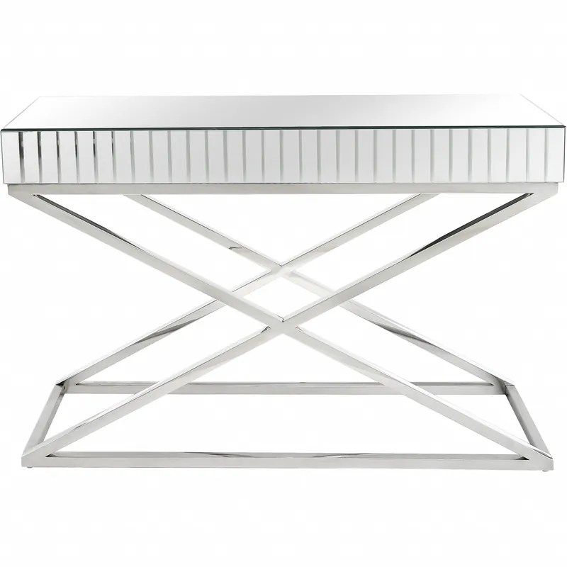 X Shaped Console Table By Homeroots Authentic