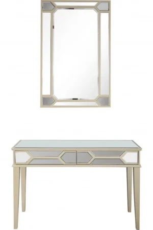 Antiqued Silver Mirror and Console Table By Homeroots Shop Now