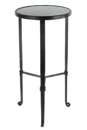 Black and Gray Stone Top Side Table By Homeroots Buy Online