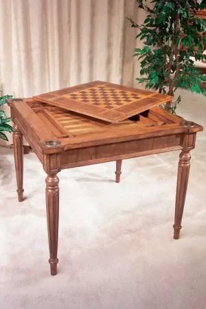 Antique Cherry Multi Game Table By Homeroots - 389910 Affordable