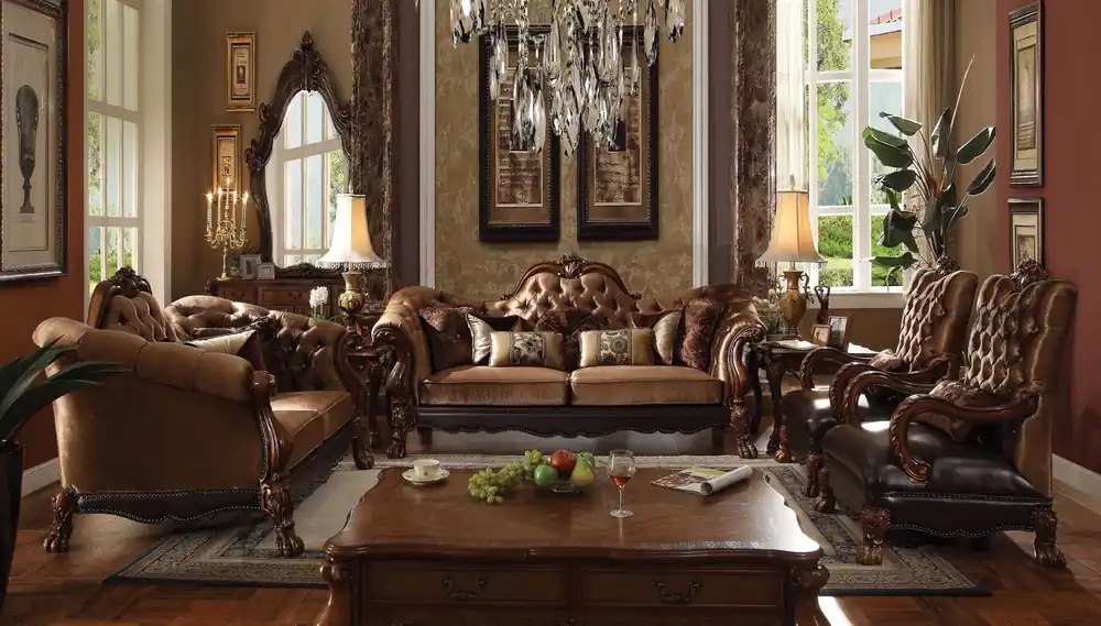 Trending Golden Brown Velvet Sofa W Pillows By Homeroots