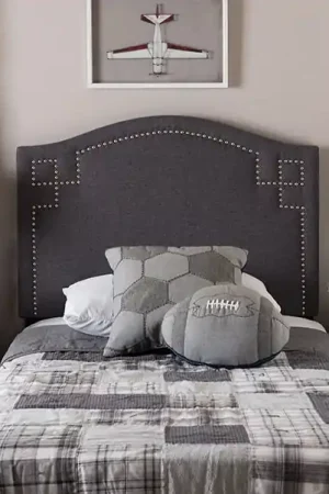 Baxton Studio Aubrey Modern and Contemporary Dark Grey Fabric Upholste Buy Online