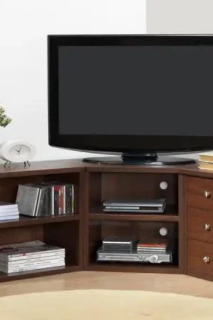 Baxton Studio Commodore TV Stand - Brown Buy Online