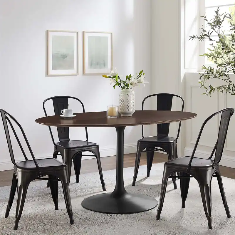 High Quality Lippa 60" Wood Oval Dining Table By Modway - EEI-4887