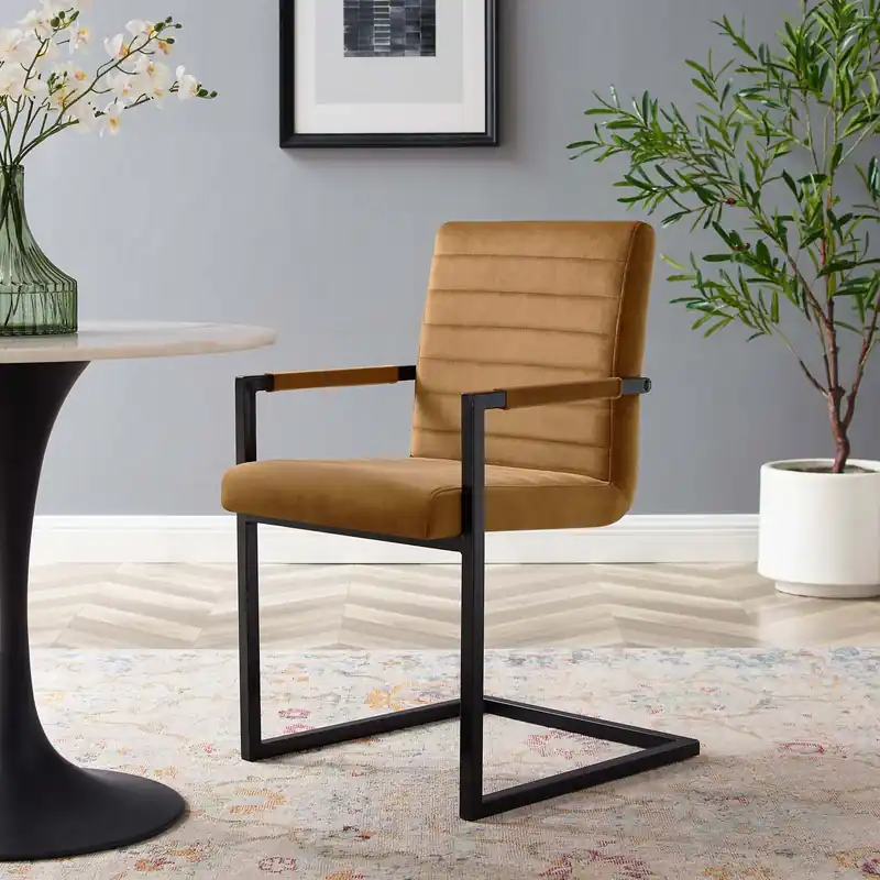 Savoy Performance Velvet Dining Chairs - Set of 2 By Modway - EEI-4523 Top Pick