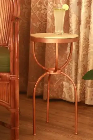 Three Legged End Table By SPI Home - 24in Height Super Sale