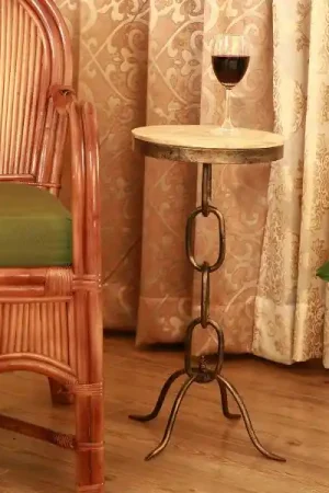 Today Only Chain Link End Table - Small By SPI Home - 25in Height
