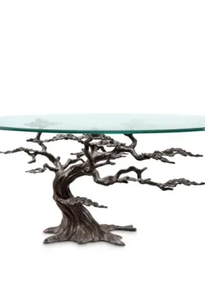 Top Rated Cypress Tree Coffee Table By SPI Home - 21in Height