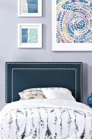 Best Choice Modway Jessamine Twin Upholstered Fabric Headboard - MOD-5374 - Azure