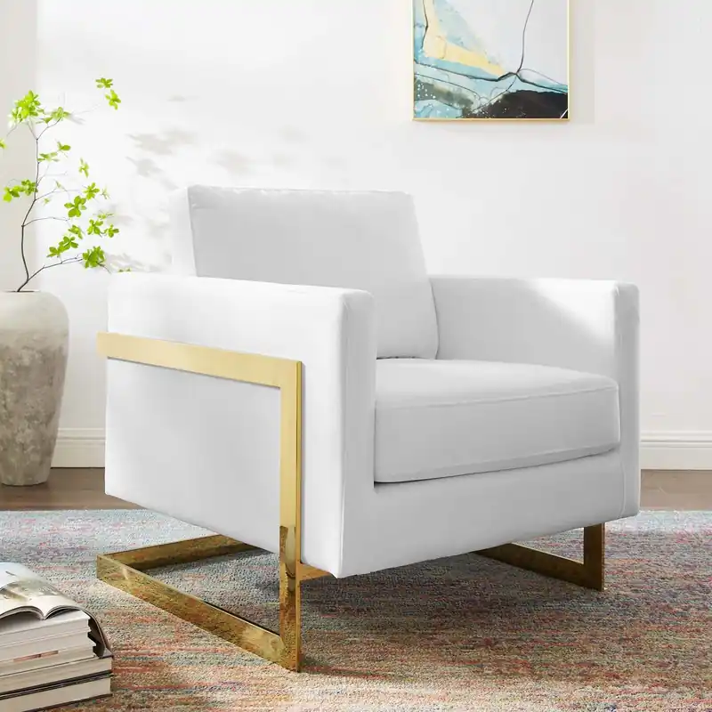 Exclusive Offer Modway Posse Performance Velvet Accent Chair - EEI-4390