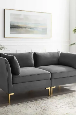 Worldwide Shipping Modway Ardent Performance Velvet Loveseat - EEI-4268