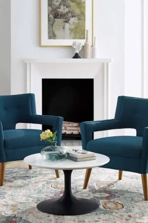 Best Choice Modway Sheer Upholstered Fabric Armchair Set of 2 - EEI-4082