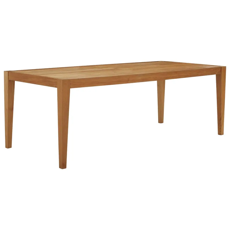 Modway Northlake 85" Outdoor Patio Premium Grade A Teak Wood Dining Table - EEI-3430 - Natural Best Choice