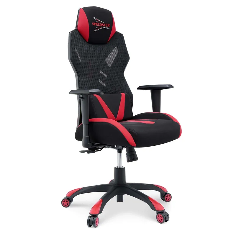 Genuine Modway Speedster Mesh Gaming Computer Chair - EEI-3901 - Black Red