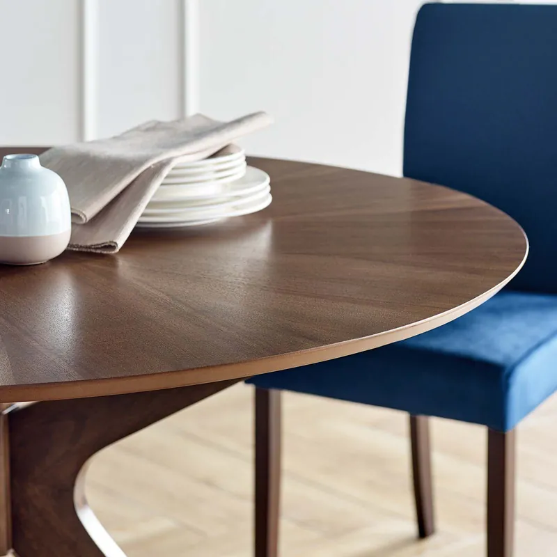 Markdown Modway Crossroads 47" Round Wood Dining Table - EEI-3847 - Walnut