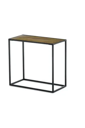 Price Drop Pietra™ Side Table (Rectangle: Brass Patina) By Texture Designideas - Brass