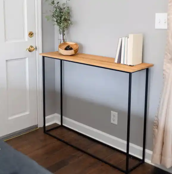 Factory Price Pietra™ Console Table (Teak) By Texture Designideas - Gold
