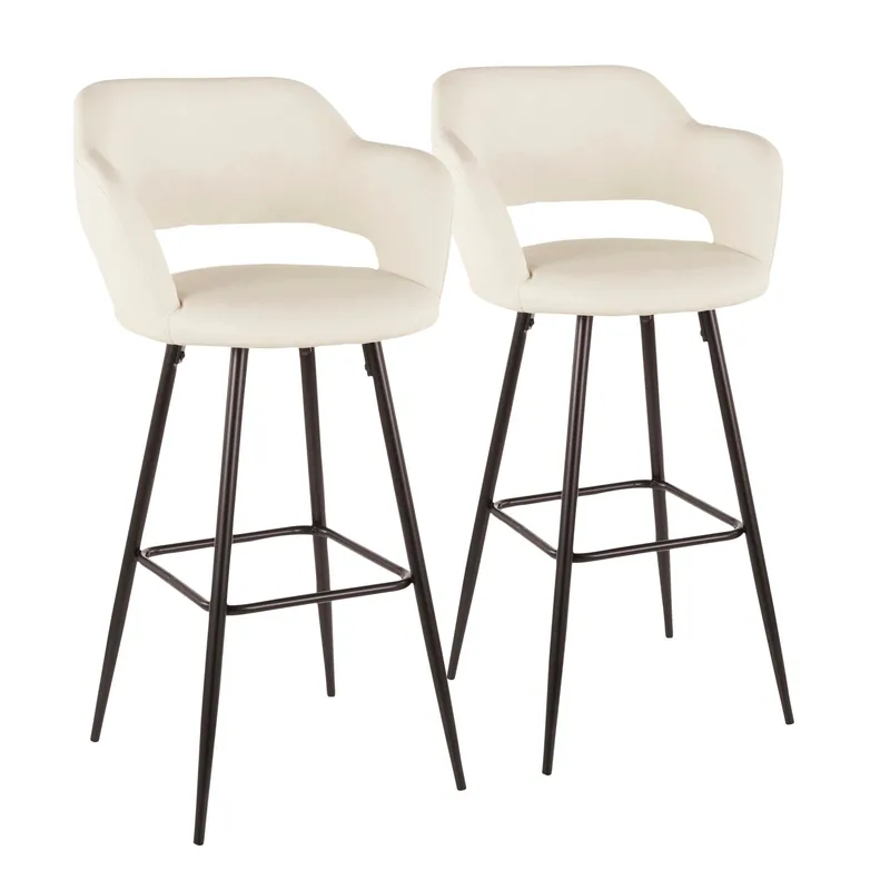 LumiSource Margarite Barstool - Set of 2 Discount