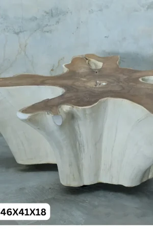Get Yours Antique Teak Thick Slab Coffee Table- 2 Variants- by Artisan Living
