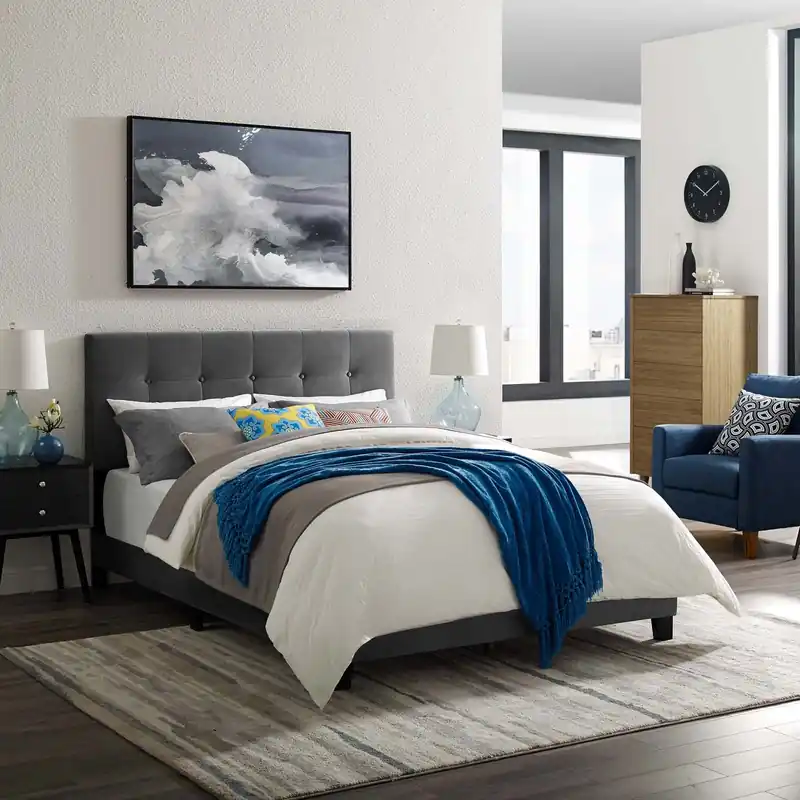 Modway Amira Twin Performance Velvet Bed - MOD-5851 Place Order